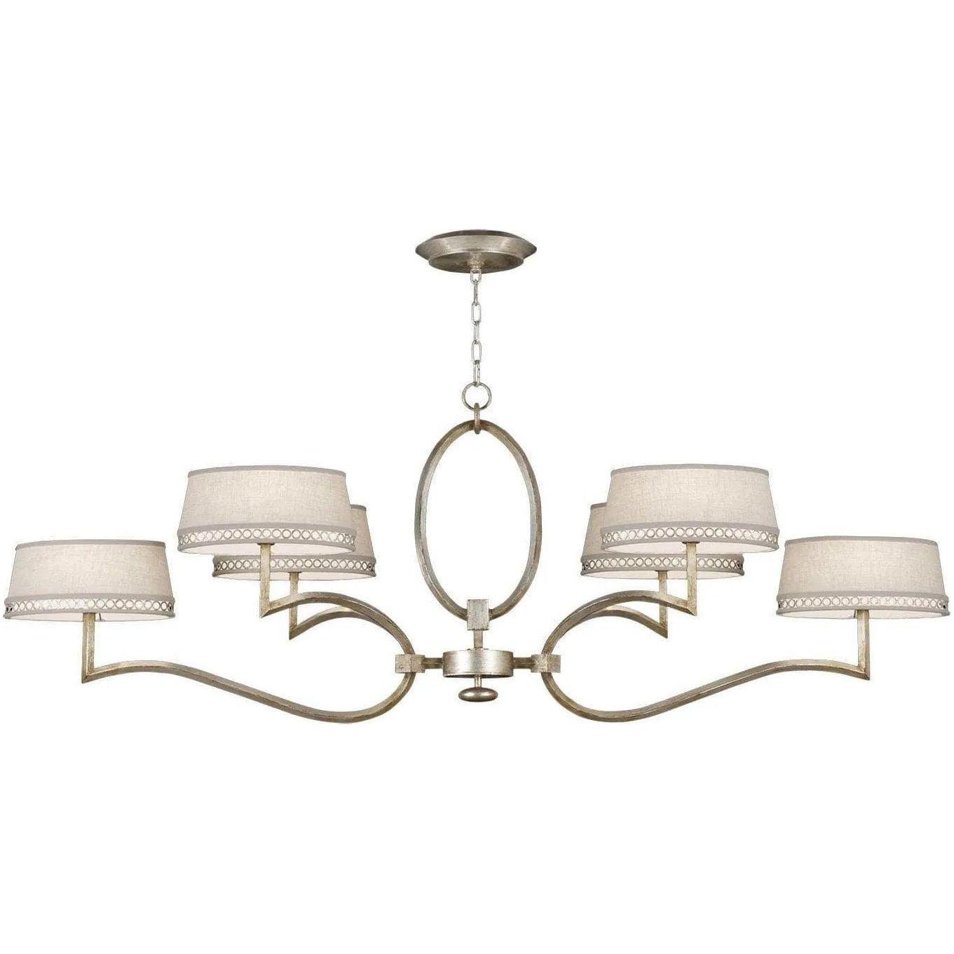 Fine Art Handcrafted Lighting - Allegretto 63-Inch Six Light Chandelier - 780040ST - Canada Light Shop
