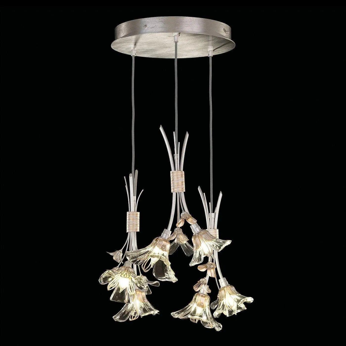 Fine Art Handcrafted Lighting - Azu 22-Inch Six Light Pendant - 916540-1ST - Canada Light Shop
