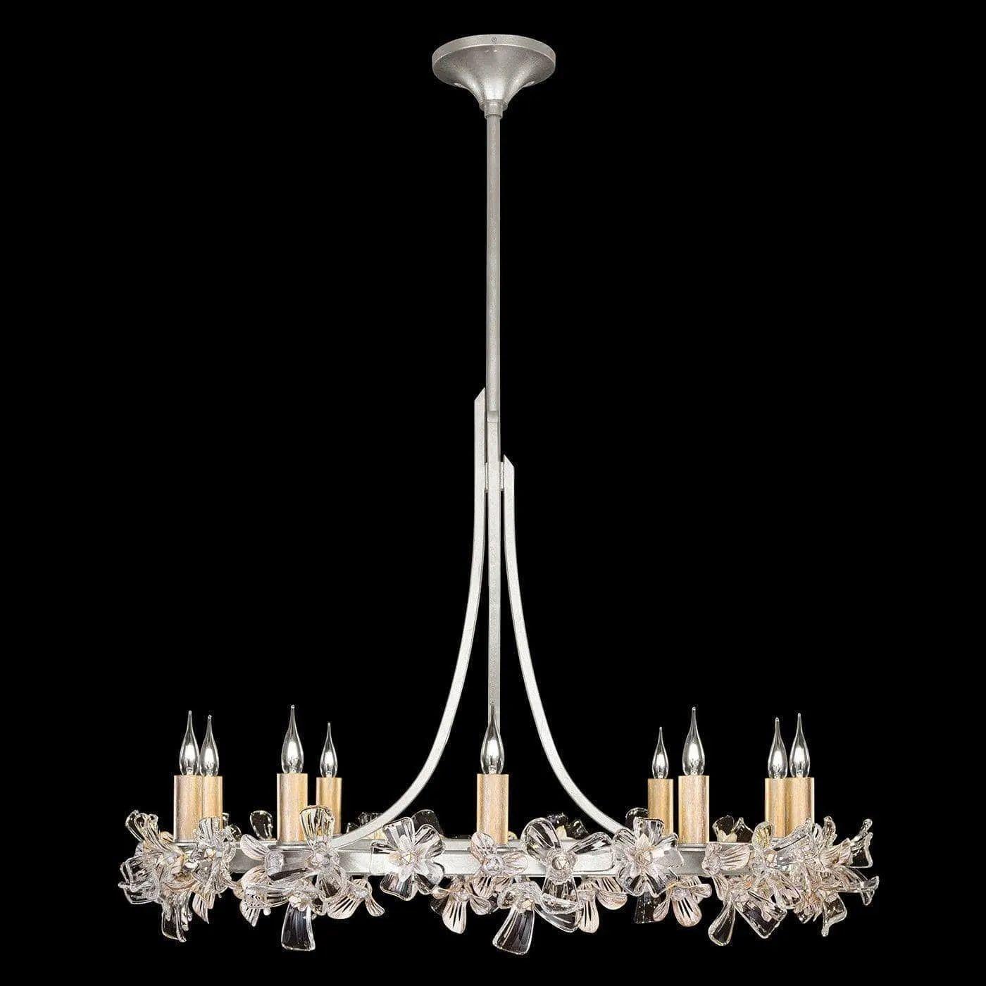 Fine Art Handcrafted Lighting - Azu 34-Inch Ten Light Chandelier - 915240-1ST - Canada Light Shop