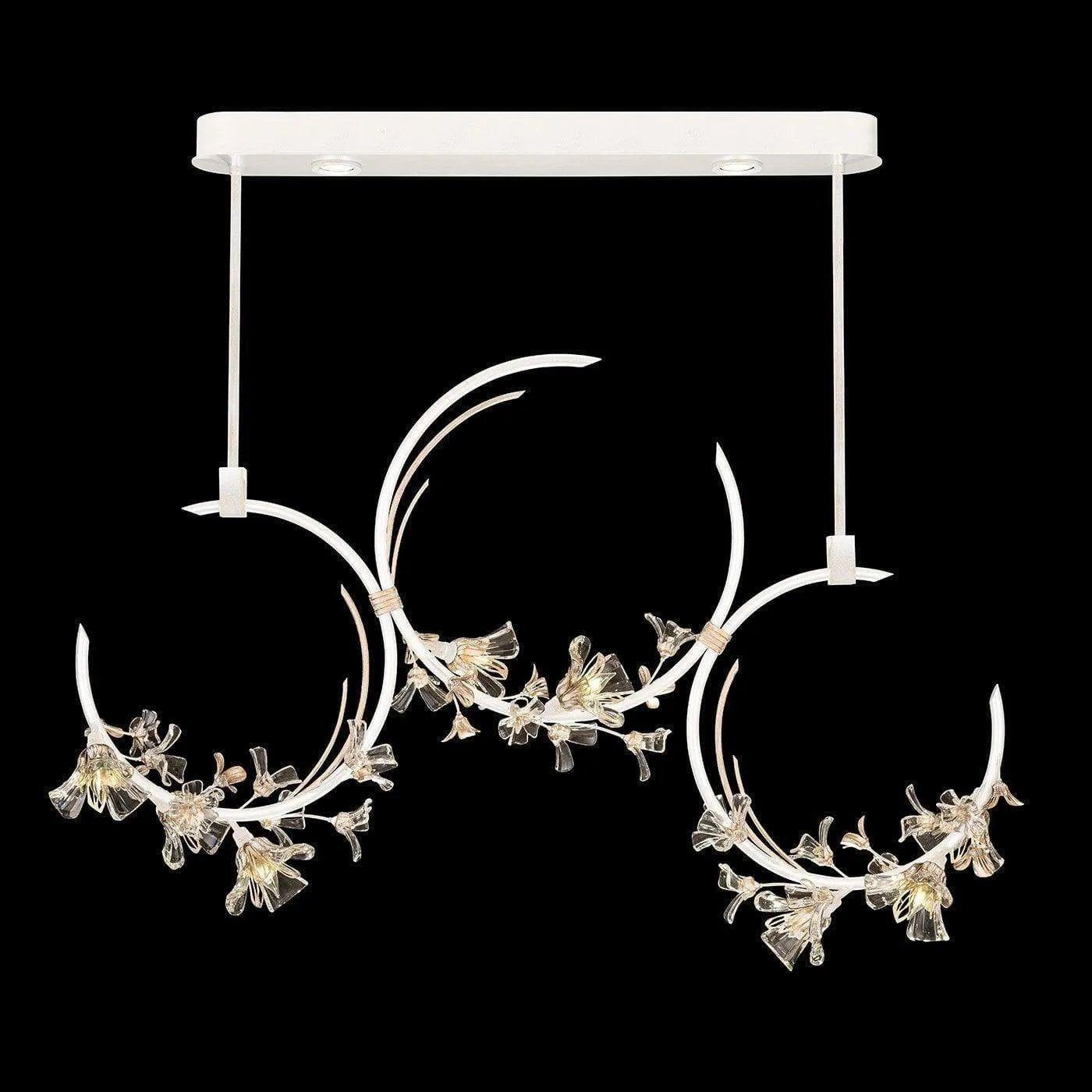 Fine Art Handcrafted Lighting - Azu 55-Inch Ten Light Pendant - 915340-3ST - Canada Light Shop