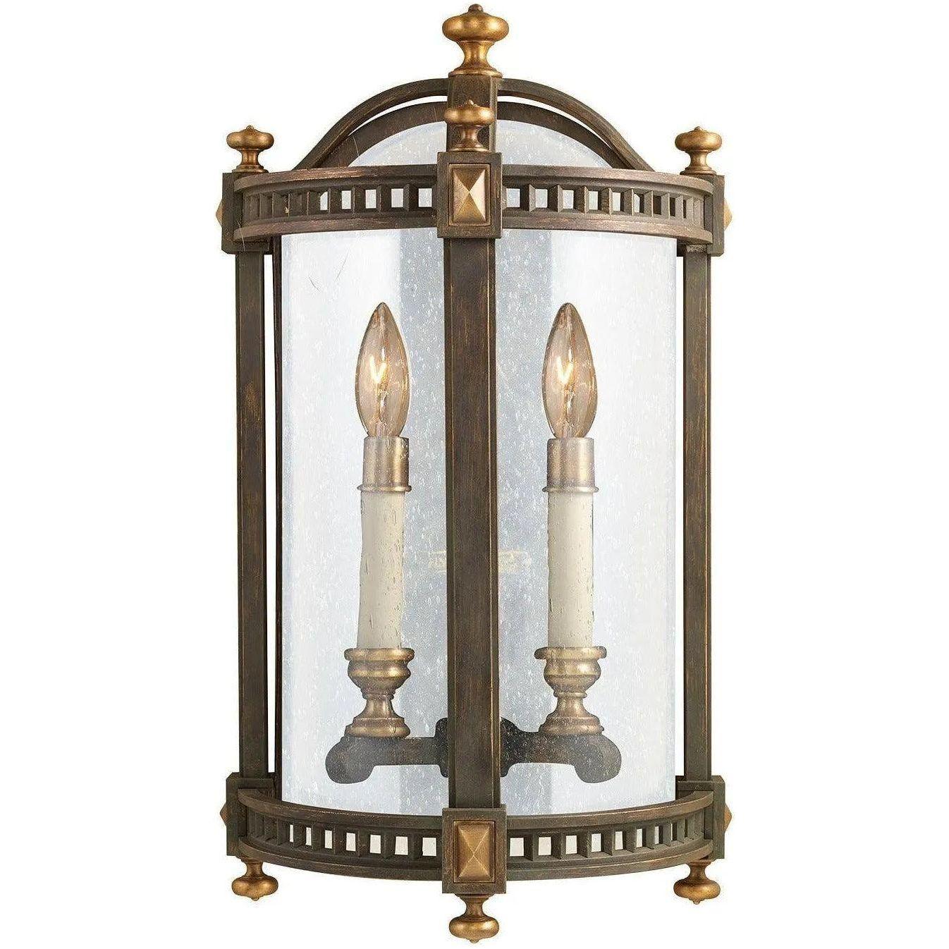 Fine Art Handcrafted Lighting - Beekman Place 20-Inch Two Light Outdoor Coupe - 565081ST - Canada Light Shop