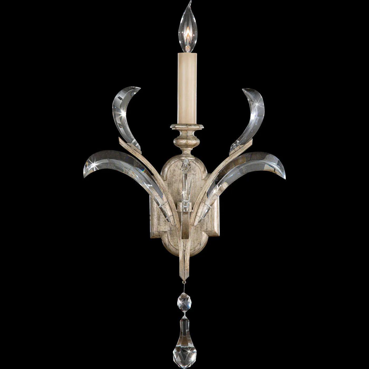 Fine Art Handcrafted Lighting - Beveled Arcs 25-Inch One Light Wall Sconce - 705150-SF3 - Canada Light Shop
