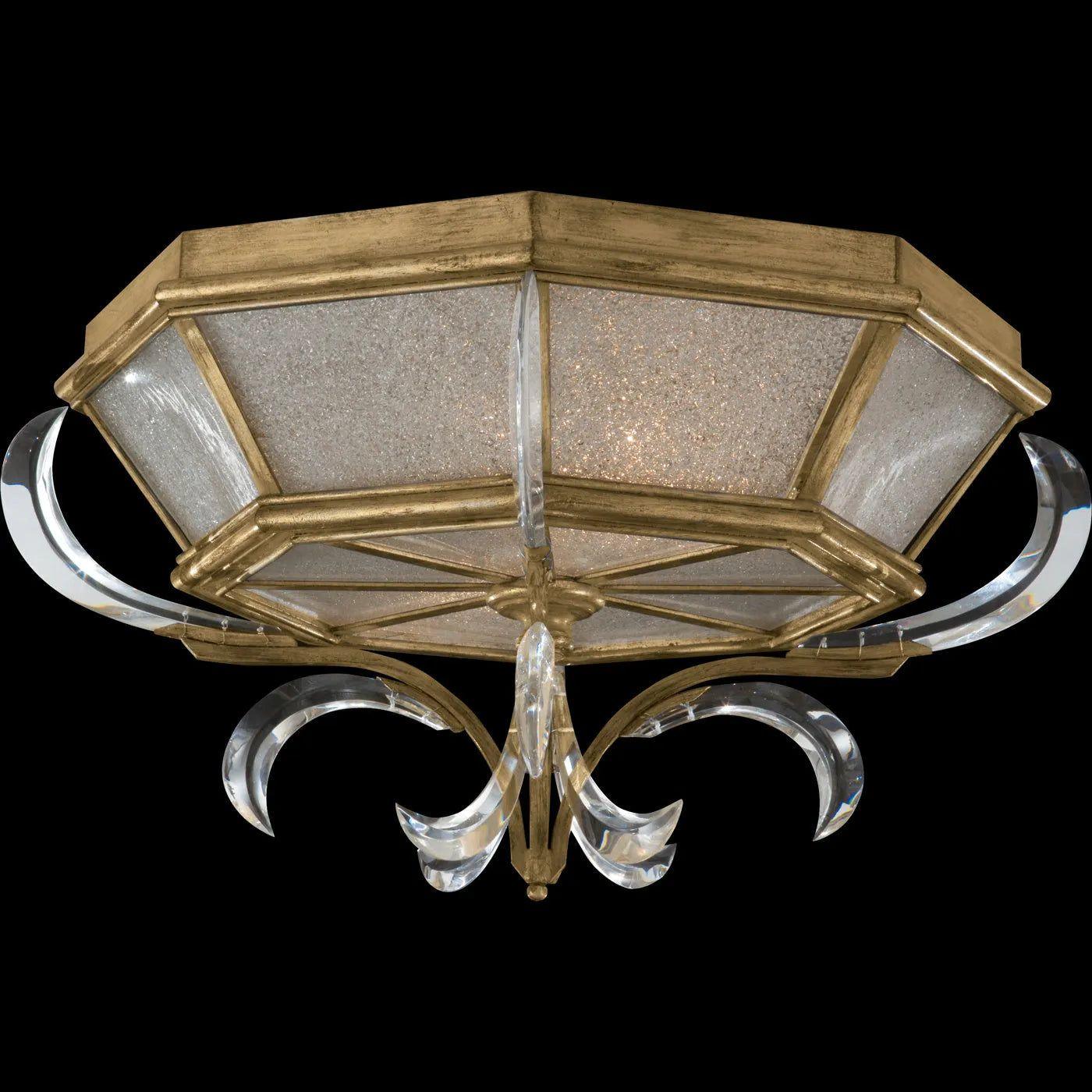 Fine Art Handcrafted Lighting - Beveled Arcs 26-Inch Two Light Flush Mount - 704240-SF3 - Canada Light Shop