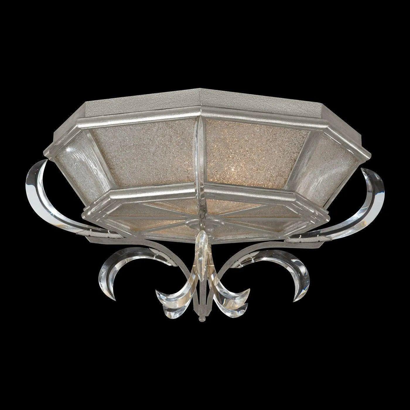 Fine Art Handcrafted Lighting - Beveled Arcs 26-Inch Two Light Flush Mount - 704240-SF4 - Canada Light Shop