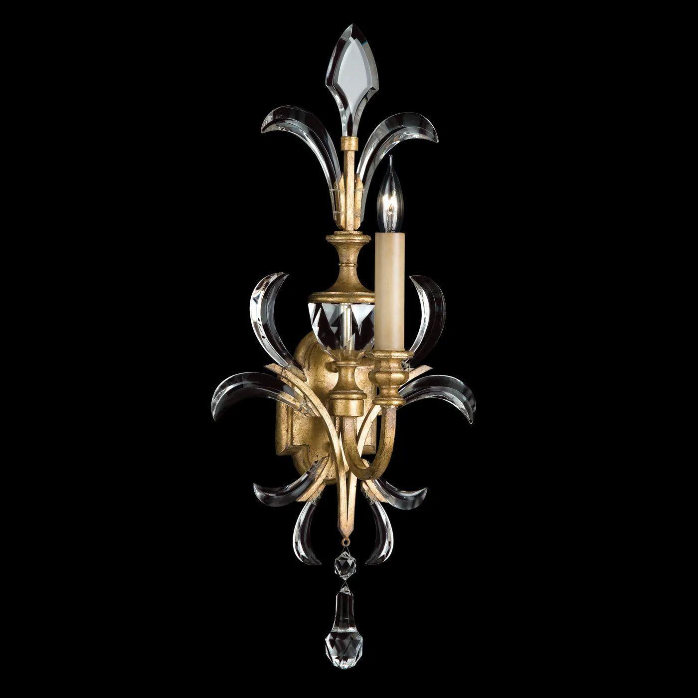 Fine Art Handcrafted Lighting - Beveled Arcs 29-Inch One Light Wall Sconce - 704950-SF3 - Canada Light Shop