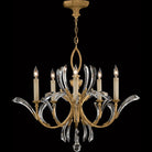Fine Art Handcrafted Lighting - Beveled Arcs 36-Inch Five Light Chandelier - 702240-SF3 - Canada Light Shop
