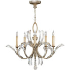 Fine Art Handcrafted Lighting - Beveled Arcs 36-Inch Five Light Chandelier - 702240ST - Canada Light Shop