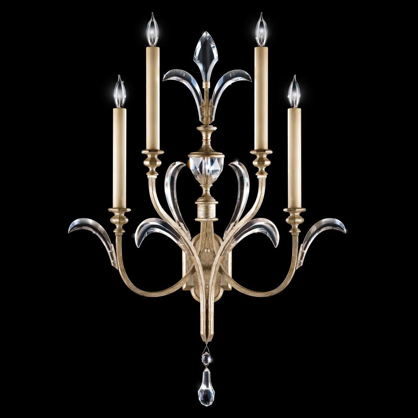 Fine Art Handcrafted Lighting - Beveled Arcs 36-Inch Four Light Wall Sconce - 738650-SF3 - Canada Light Shop