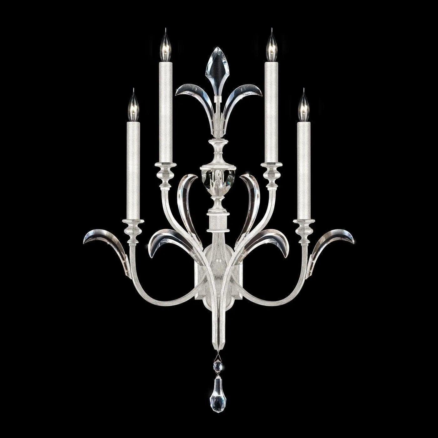 Fine Art Handcrafted Lighting - Beveled Arcs 36-Inch Four Light Wall Sconce - 738650-SF4 - Canada Light Shop