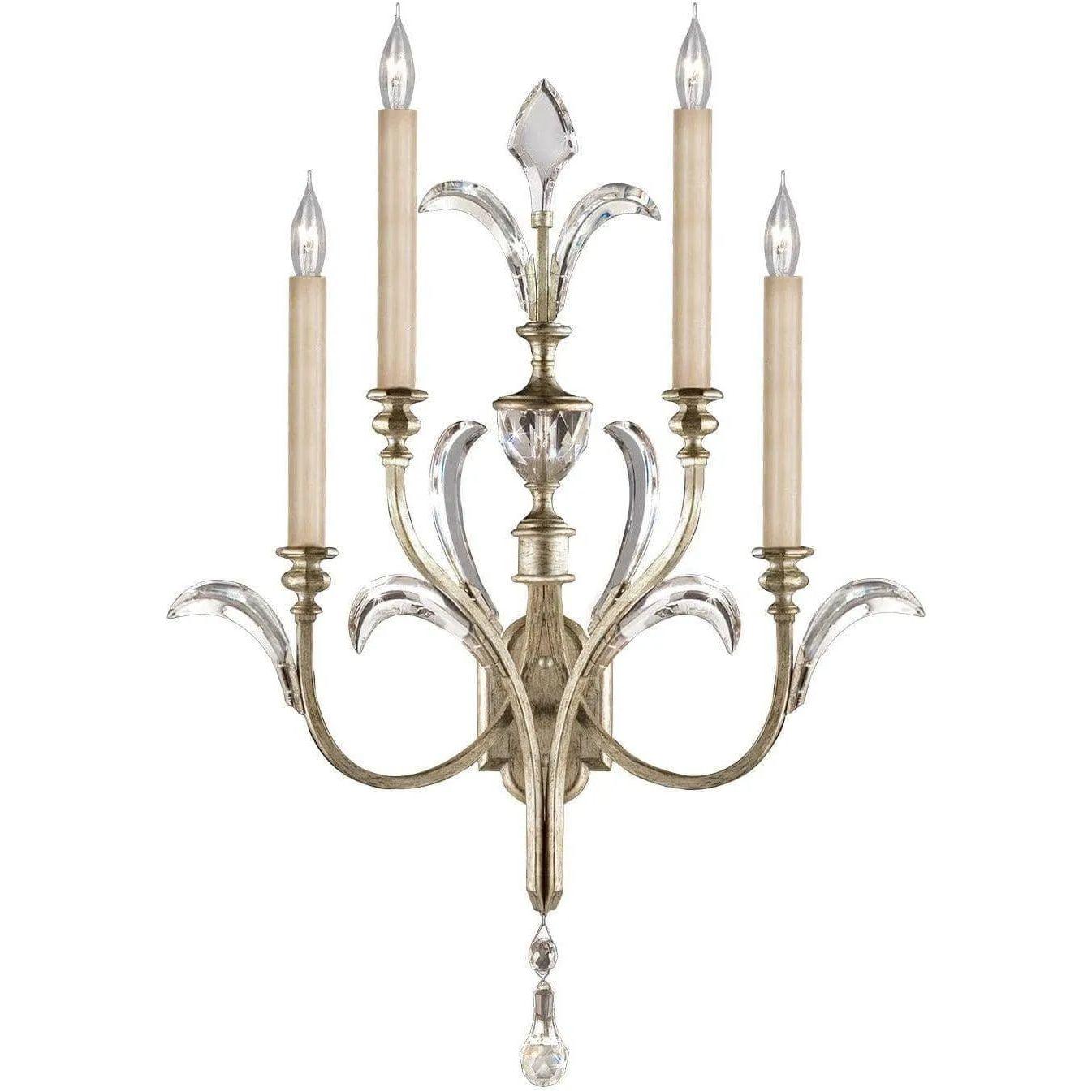 Fine Art Handcrafted Lighting - Beveled Arcs 36-Inch Four Light Wall Sconce - 738650ST - Canada Light Shop