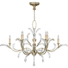 Fine Art Handcrafted Lighting - Beveled Arcs 57-Inch Eight Light Chandelier - 701240ST - Canada Light Shop