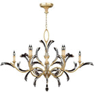 Fine Art Handcrafted Lighting - Beveled Arcs 57-Inch Eight Light Chandelier - 761640ST - Canada Light Shop