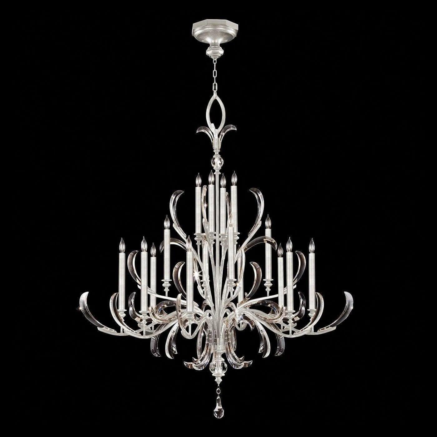 Fine Art Handcrafted Lighting - Beveled Arcs 58-Inch 16 Light Chandelier - 739640-SF4 - Canada Light Shop