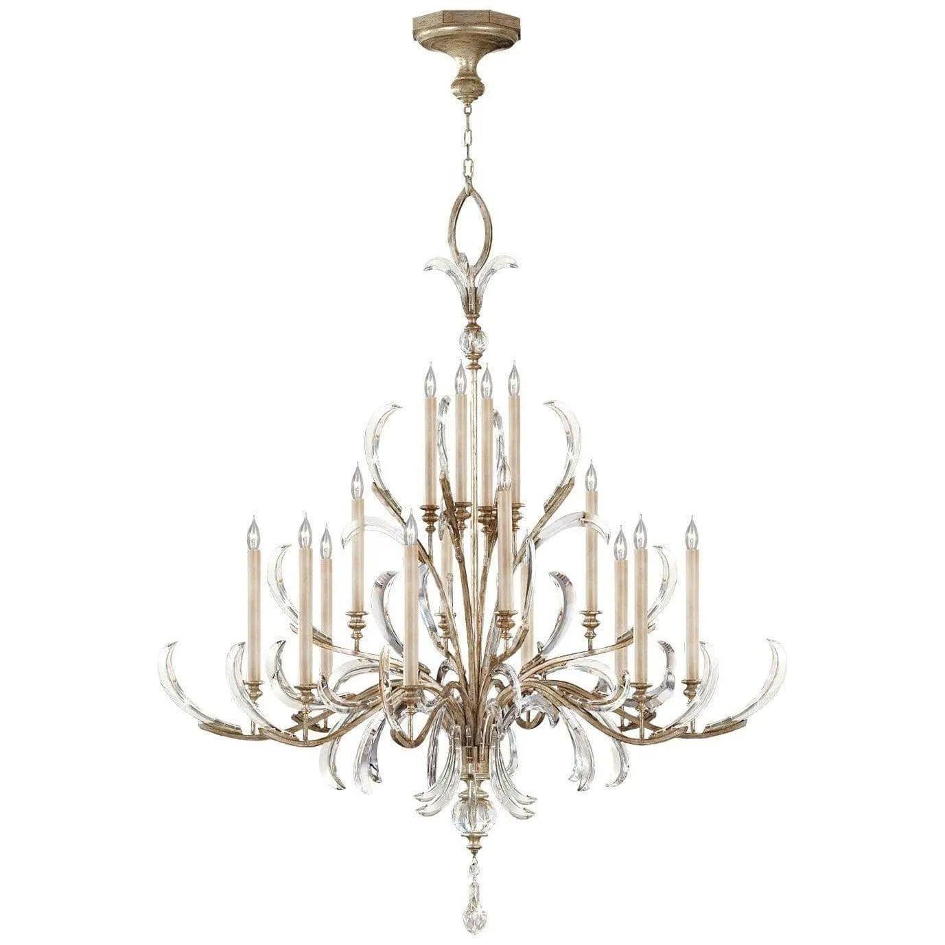 Fine Art Handcrafted Lighting - Beveled Arcs 58-Inch 16 Light Chandelier - 739640ST - Canada Light Shop