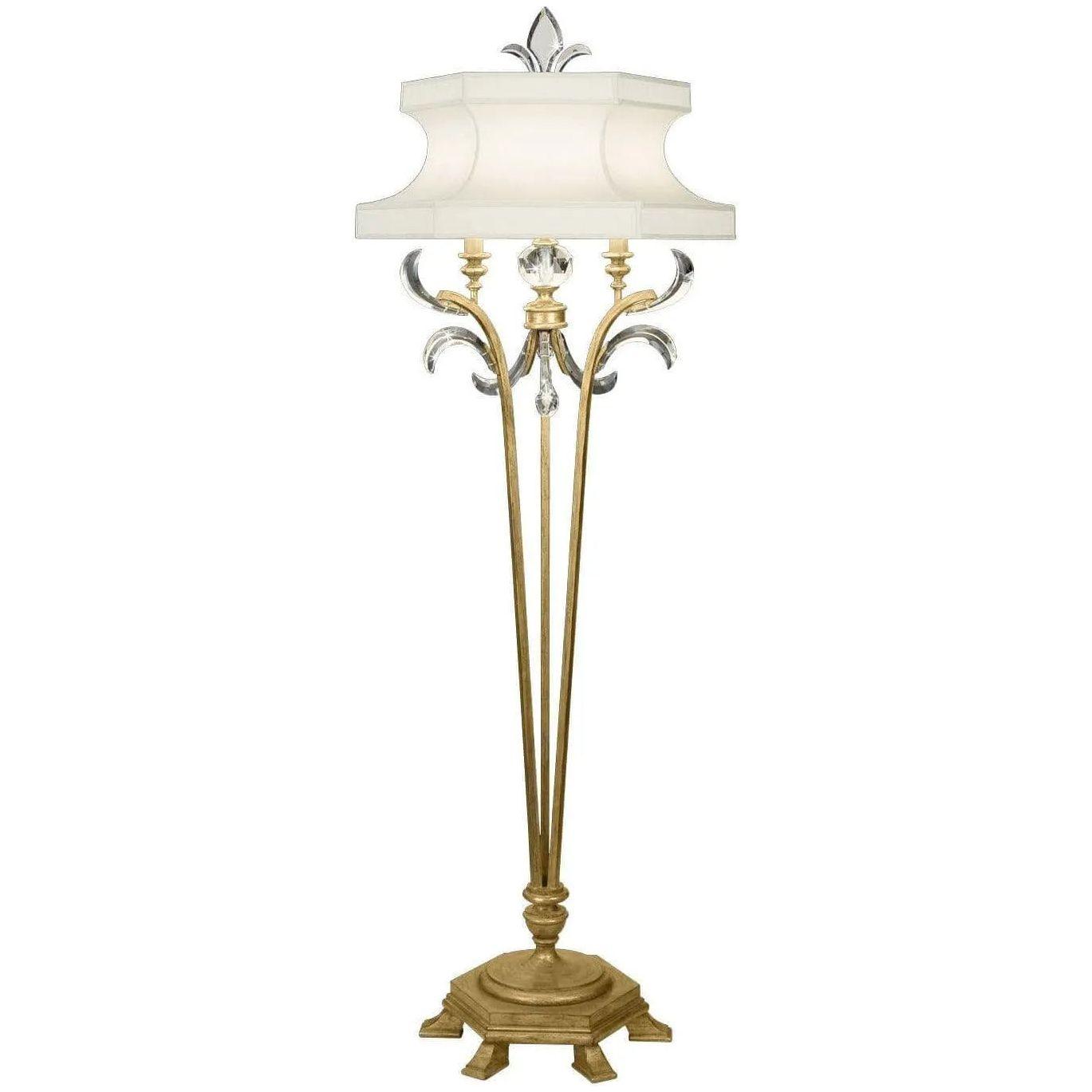 Fine Art Handcrafted Lighting - Beveled Arcs 72-Inch One Light Floor Lamp - 768620ST - Canada Light Shop