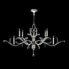 Fine Art Handcrafted Lighting - Beveled Arcs 74-Inch Six Light Chandelier - 700840-SF4 - Canada Light Shop