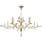 Fine Art Handcrafted Lighting - Beveled Arcs 74-Inch Six Light Chandelier - 761840ST - Canada Light Shop