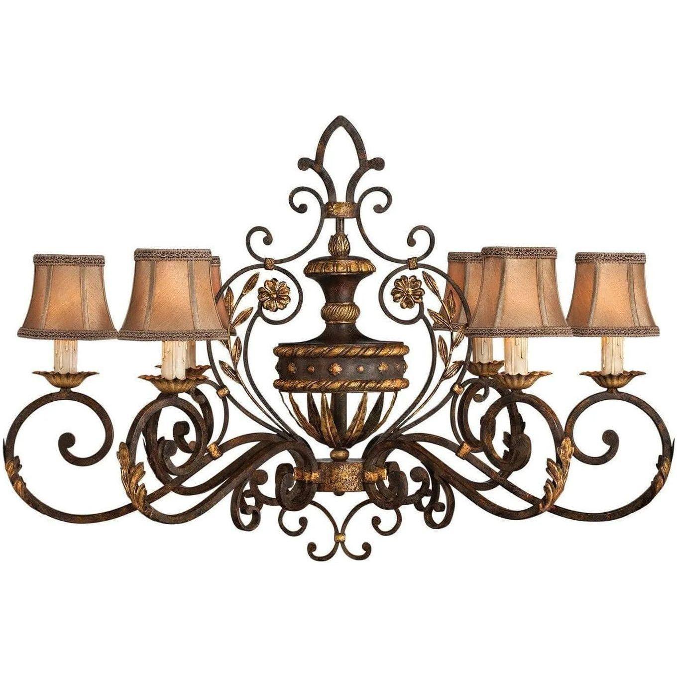 Fine Art Handcrafted Lighting - Castile 39-Inch Six Light Chandelier - 218540ST - Canada Light Shop