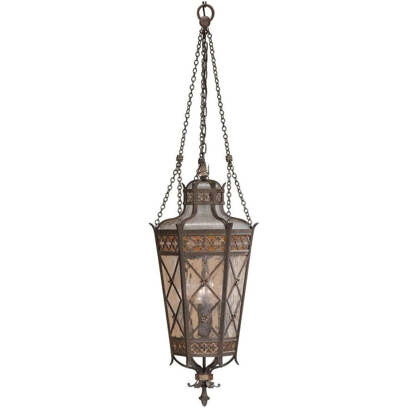 Fine Art Handcrafted Lighting - Chateau Outdoor 14-Inch Four Light Outdoor Lantern - 402582ST - Canada Light Shop