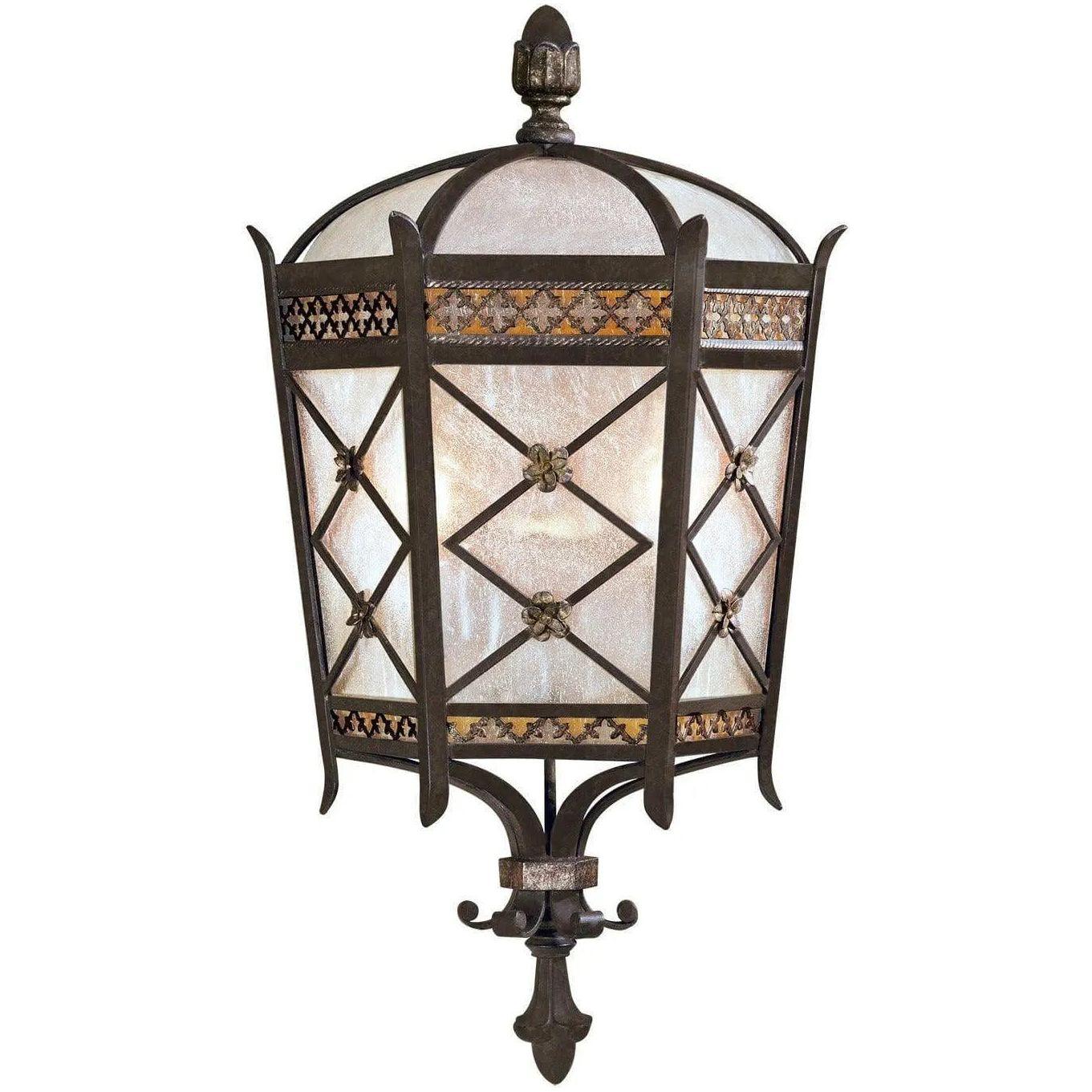 Fine Art Handcrafted Lighting - Chateau Outdoor 22-Inch Two Light Outdoor Coupe - 402781ST - Canada Light Shop