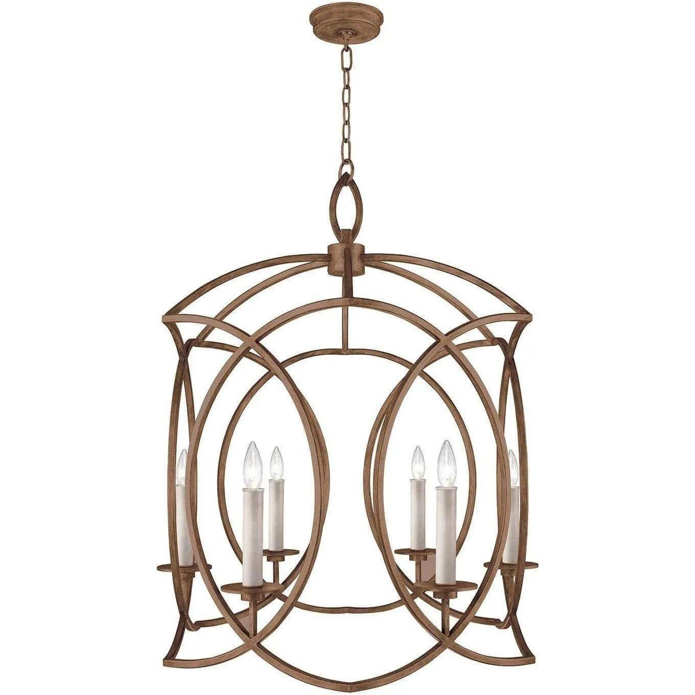 Fine Art Handcrafted Lighting - Cienfuegos 28-Inch Six Light Chandelier - 889840-1ST - Canada Light Shop