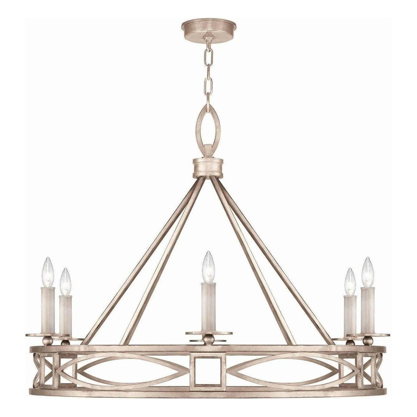 Fine Art Handcrafted Lighting - Cienfuegos 37-Inch Six Light Chandelier - 887640-2ST - Canada Light Shop