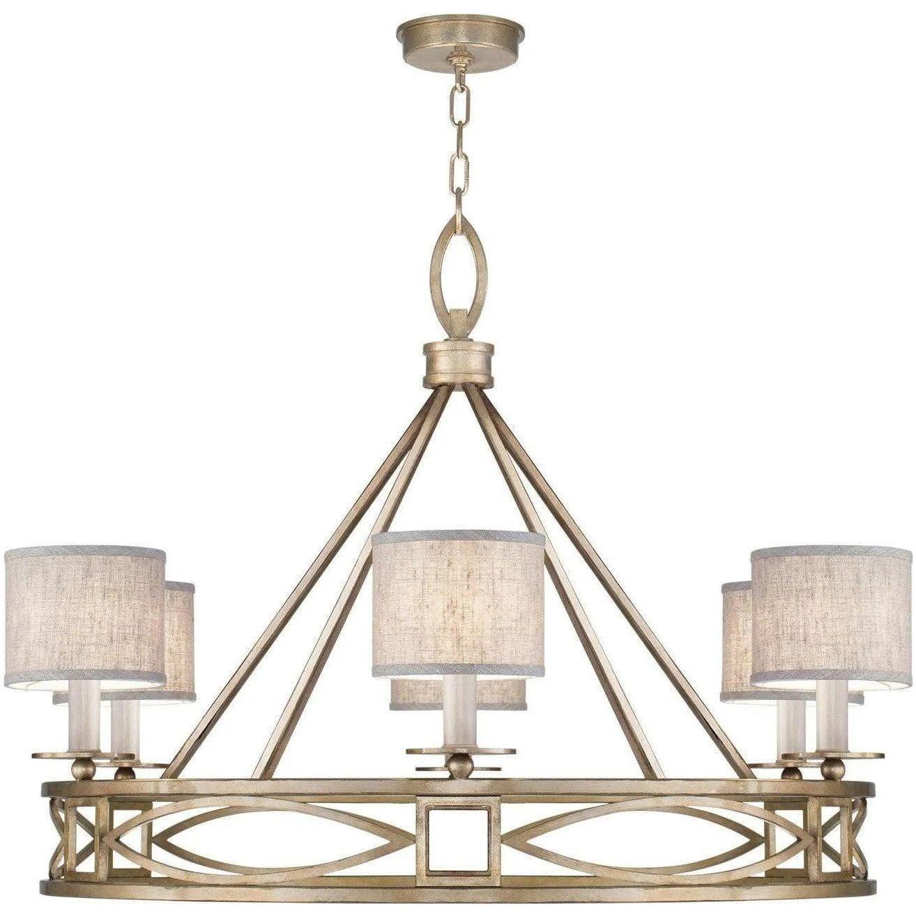 Fine Art Handcrafted Lighting - Cienfuegos 39-Inch Six Light Chandelier - 887640-31ST - Canada Light Shop