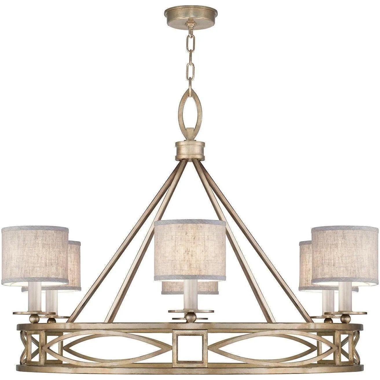 Fine Art Handcrafted Lighting - Cienfuegos 39-Inch Six Light Chandelier - 887640-SF31 - Canada Light Shop