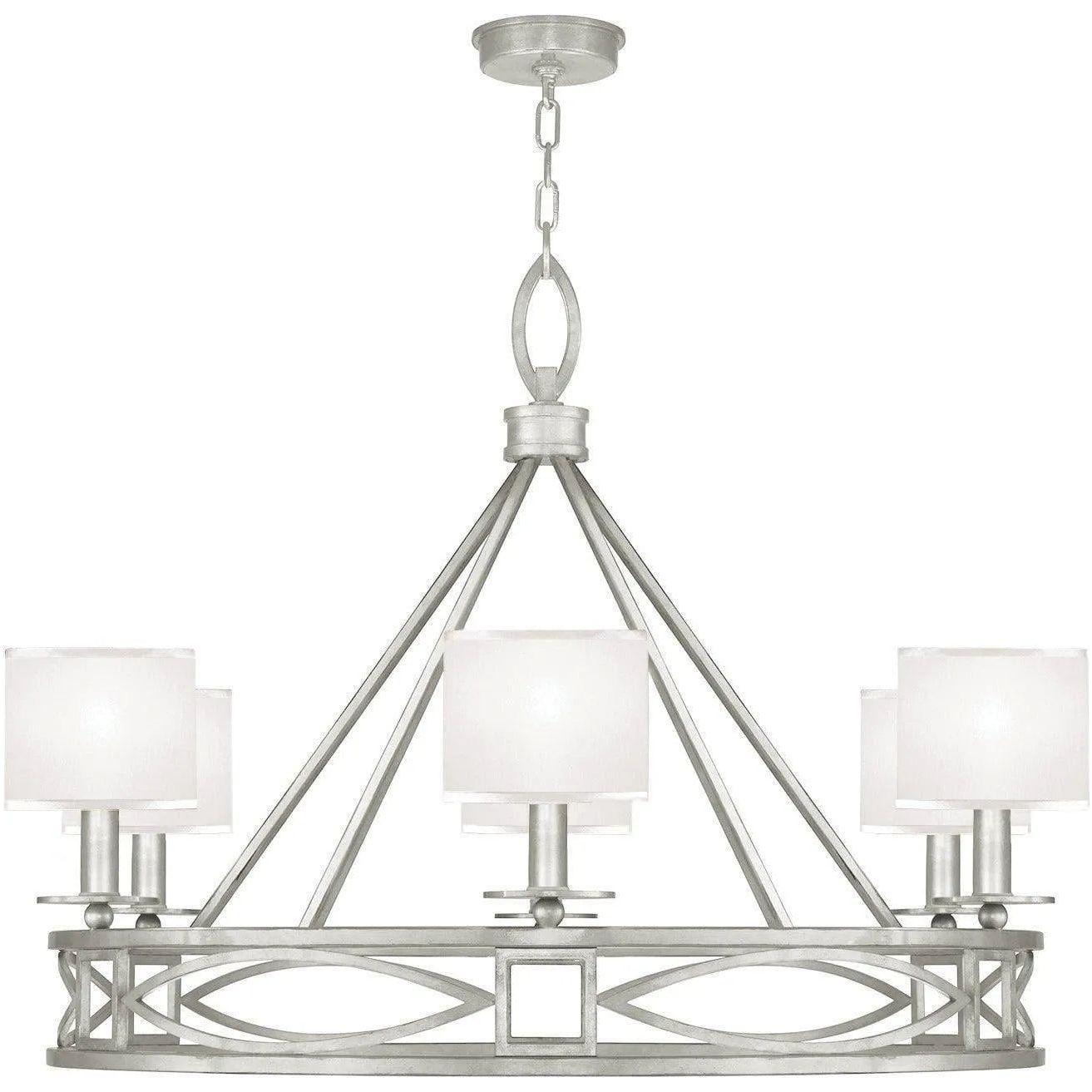 Fine Art Handcrafted Lighting - Cienfuegos 39-Inch Six Light Chandelier - 887640-SF41 - Canada Light Shop