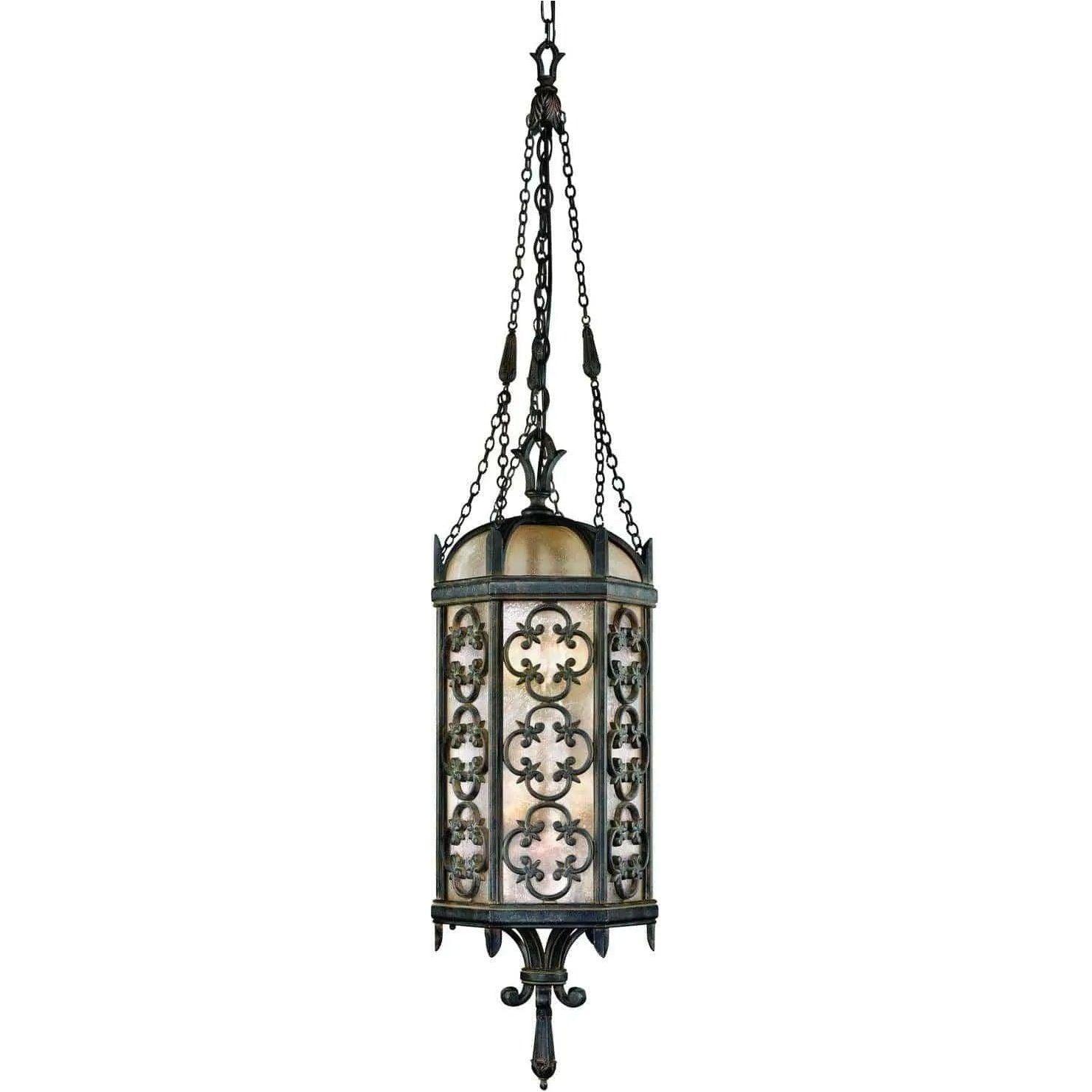 Fine Art Handcrafted Lighting - Costa del Sol 10-Inch Four Light Outdoor Lantern - 325282ST - Canada Light Shop