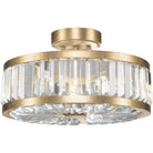 Fine Art Handcrafted Lighting - Crystal Enchantment 16-Inch Three Light Semi-Flush Mount - 815740-2ST - Canada Light Shop