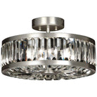 Fine Art Handcrafted Lighting - Crystal Enchantment 16-Inch Three Light Semi-Flush Mount - 815740ST - Canada Light Shop