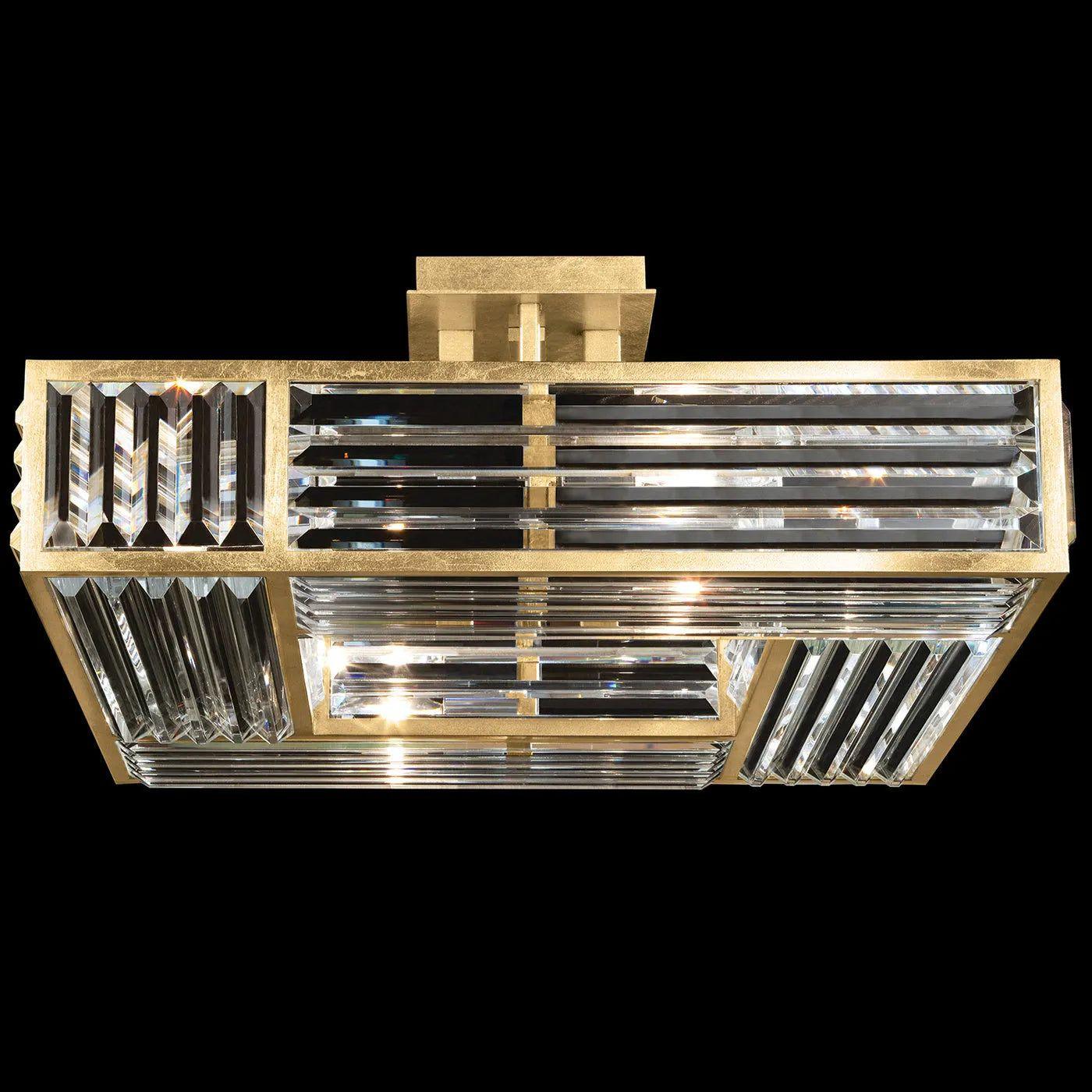 Fine Art Handcrafted Lighting - Crystal Enchantment 25-Inch Four Light Semi-Flush Mount - 811640-2ST - Canada Light Shop