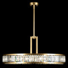 Fine Art Handcrafted Lighting - Crystal Enchantment 37-Inch Eight Light Pendant - 812040-2ST - Canada Light Shop