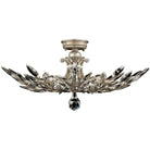 Fine Art Handcrafted Lighting - Crystal Laurel 28-Inch Five Light Semi-Flush Mount - 753440ST - Canada Light Shop