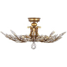 Fine Art Handcrafted Lighting - Crystal Laurel 28-Inch Five Light Semi-Flush Mount - 776240ST - Canada Light Shop