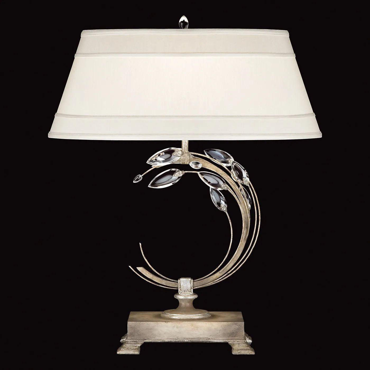 Fine Art Handcrafted Lighting - Crystal Laurel 31-Inch One Light Table Lamp - 771510-SF33 - Canada Light Shop
