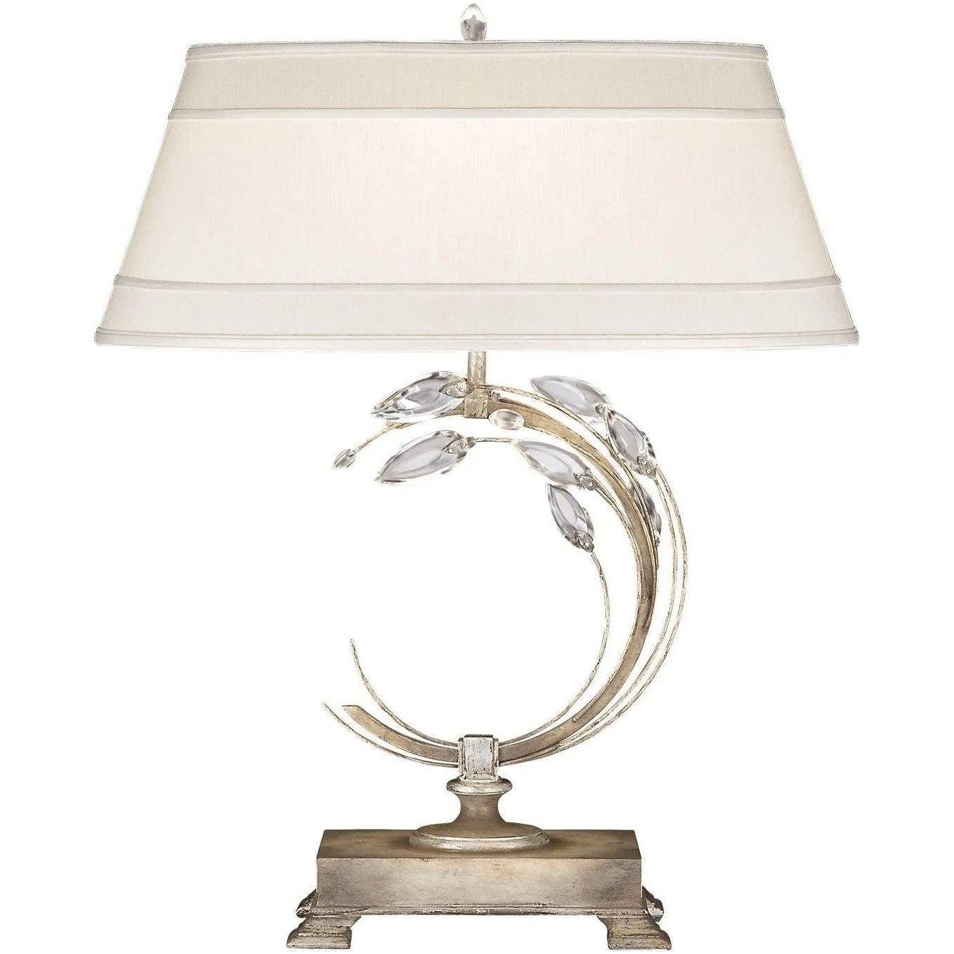 Fine Art Handcrafted Lighting - Crystal Laurel 31-Inch One Light Table Lamp - 771510ST - Canada Light Shop