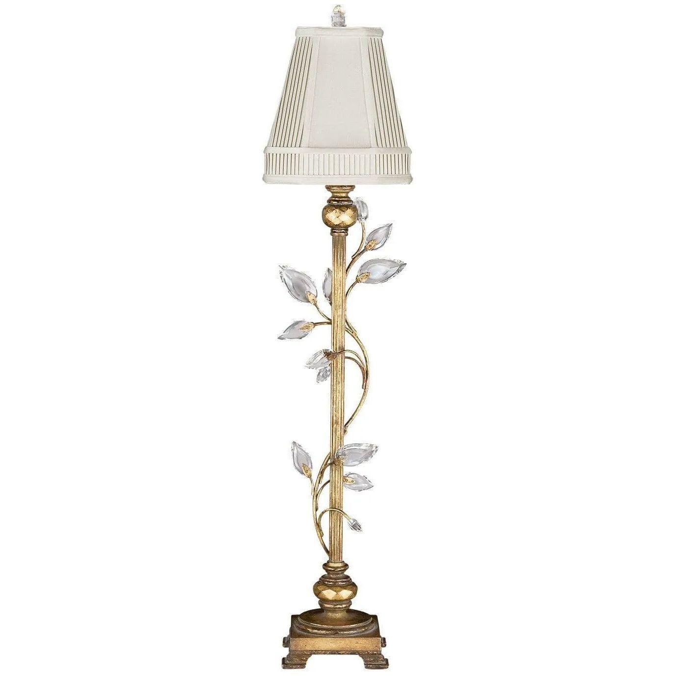 Fine Art Handcrafted Lighting - Crystal Laurel 37-Inch One Light Console Lamp - 775715ST - Canada Light Shop