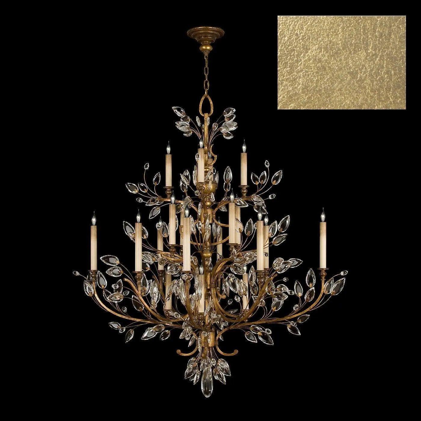Fine Art Handcrafted Lighting - Crystal Laurel 45-Inch 16 Light Chandelier - 759440-SF3 - Canada Light Shop