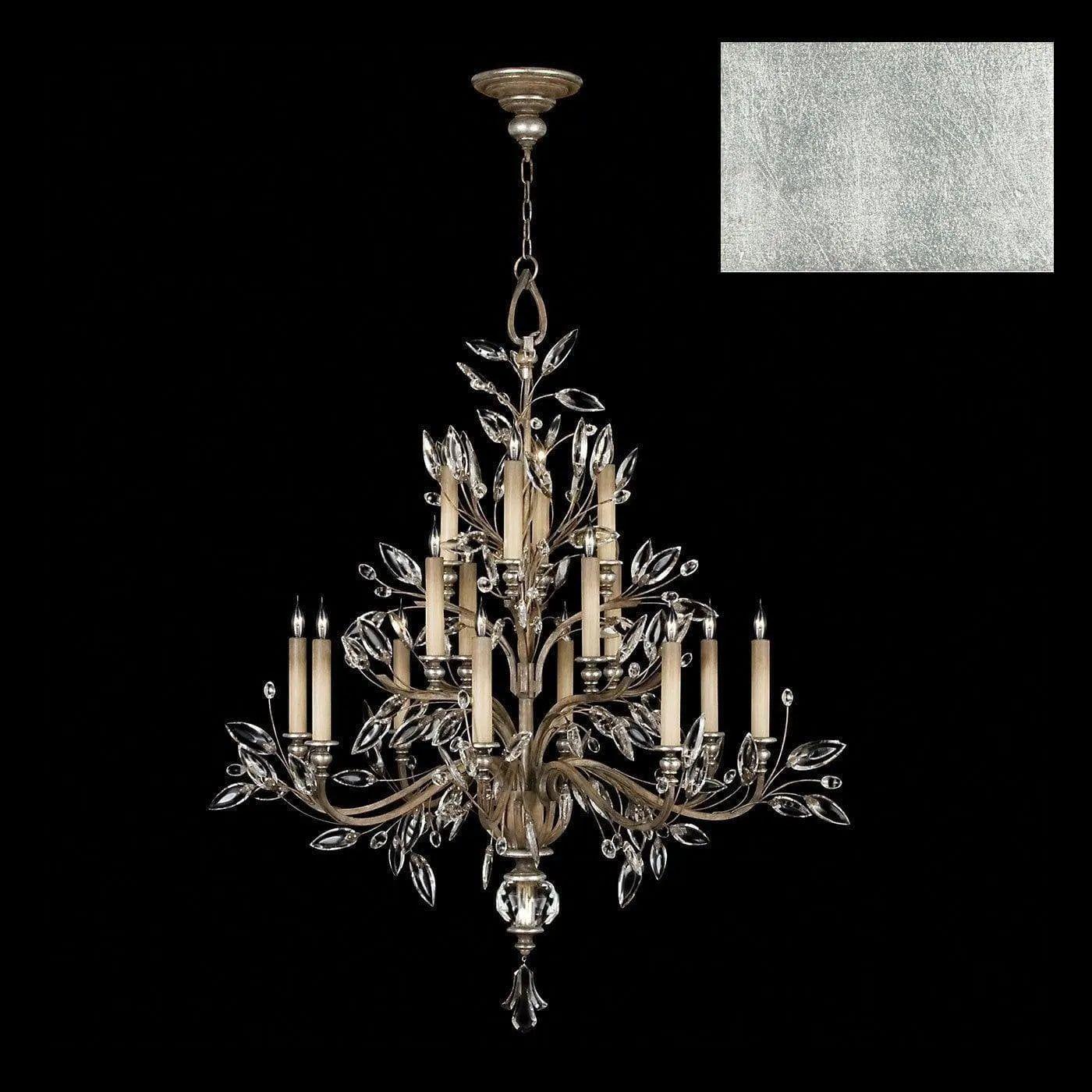 Fine Art Handcrafted Lighting - Crystal Laurel 45-Inch 16 Light Chandelier - 759440-SF4 - Canada Light Shop