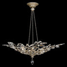 Fine Art Handcrafted Lighting - Crystal Laurel 47-Inch Six Light Pendant - 753740-SF3 - Canada Light Shop