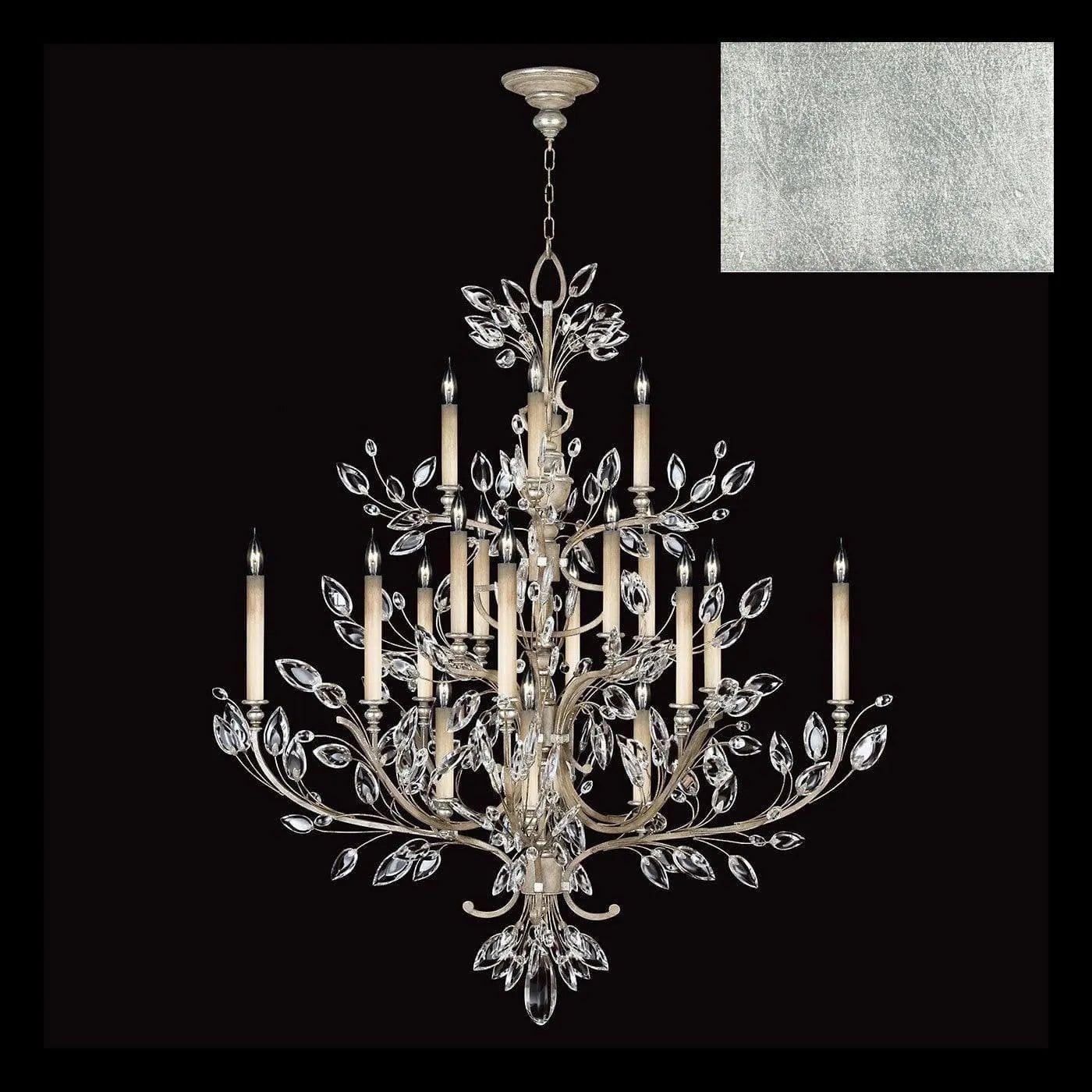 Fine Art Handcrafted Lighting - Crystal Laurel 57-Inch 20 Light Chandelier - 771140-SF4 - Canada Light Shop