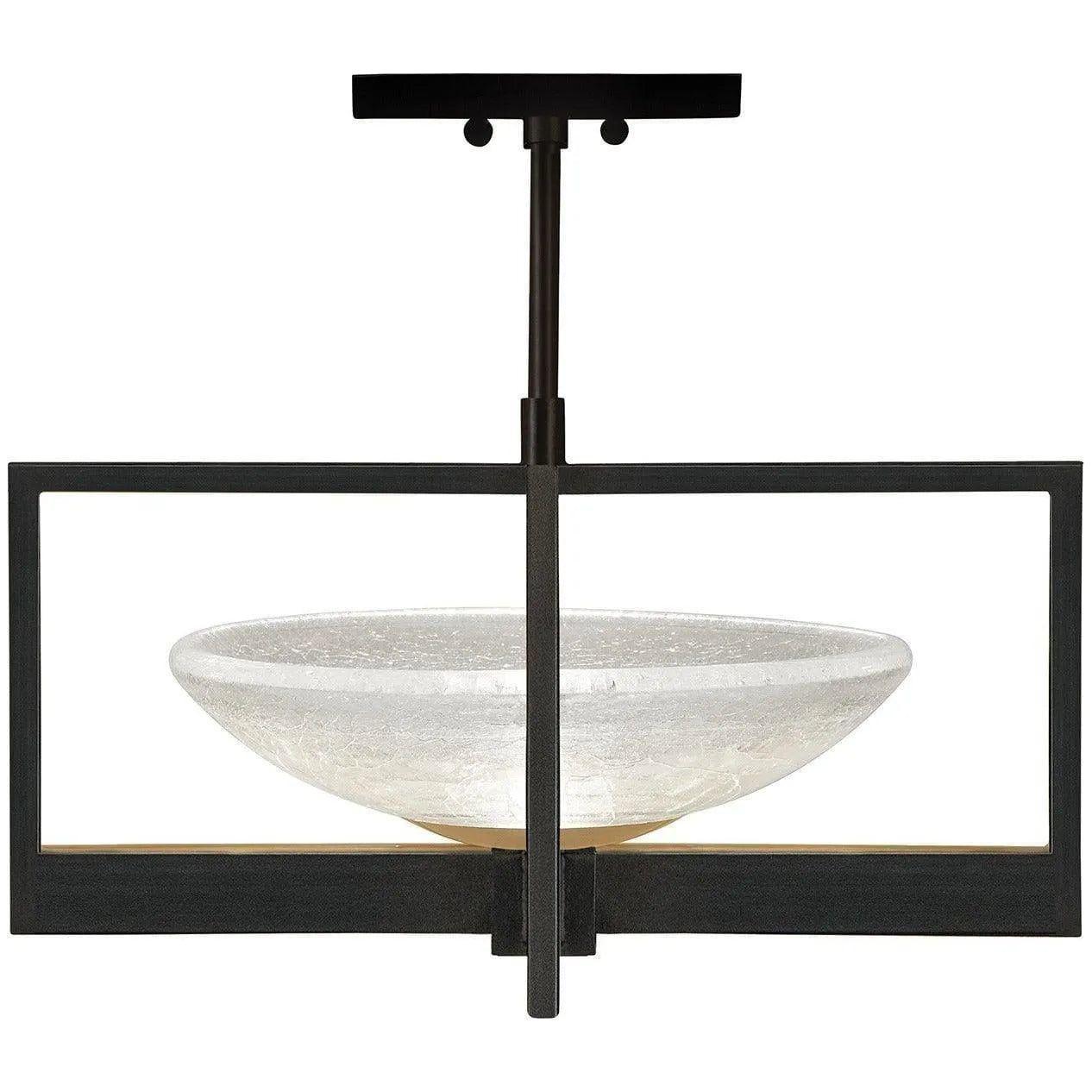 Fine Art Handcrafted Lighting - Delphi 18-Inch LED Semi-Flush Mount - 896440-3ST - Canada Light Shop