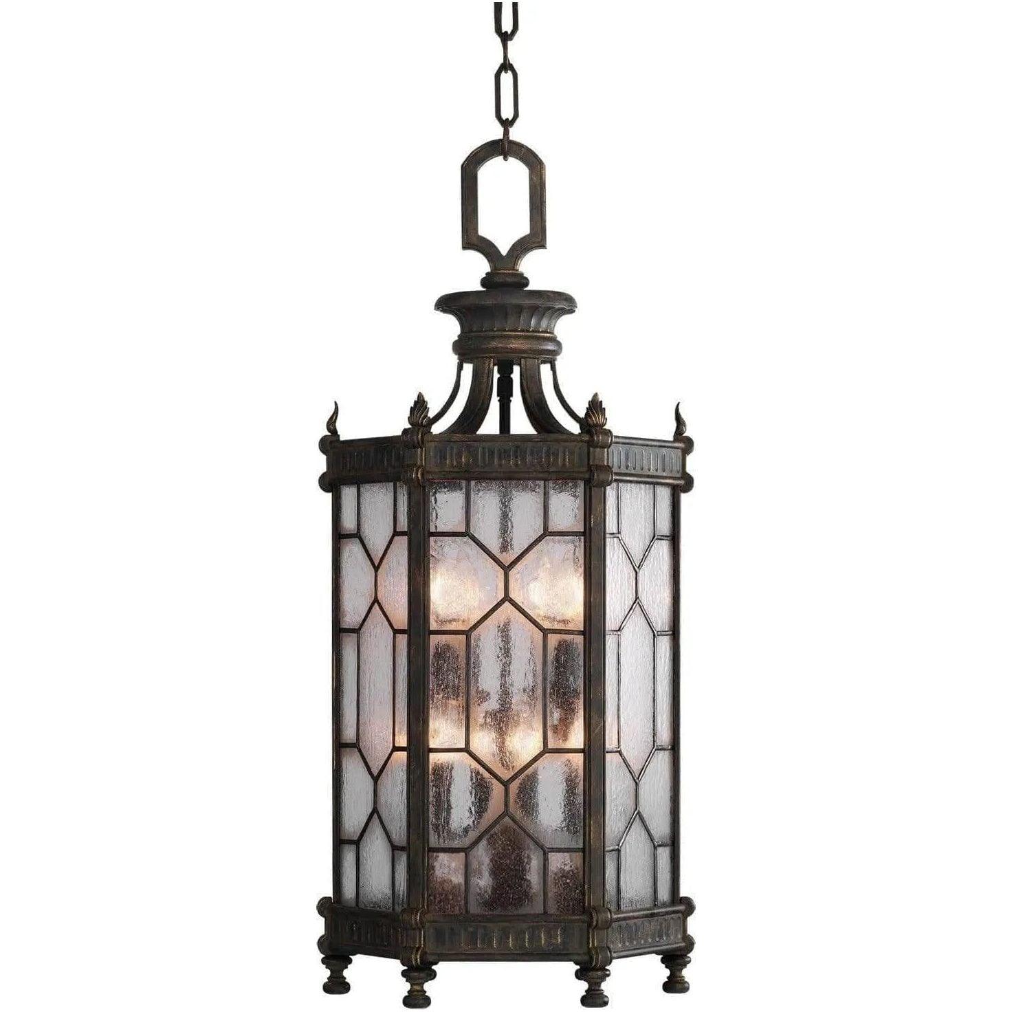 Fine Art Handcrafted Lighting - Devonshire 16-Inch Eight Light Outdoor Lantern - 414282-1ST - Canada Light Shop