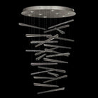 Fine Art Handcrafted Lighting - Elevate 34-Inch Eight Light Pendant - 895840-142ST - Canada Light Shop