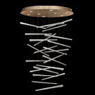 Fine Art Handcrafted Lighting - Elevate 34-Inch Eight Light Pendant - 895840-232ST - Canada Light Shop