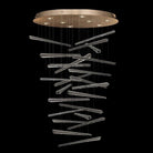 Fine Art Handcrafted Lighting - Elevate 34-Inch Eight Light Pendant - 895840-242ST - Canada Light Shop