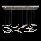 Fine Art Handcrafted Lighting - Elevate 54-Inch Eight Light Pendant - 894840-112ST - Canada Light Shop