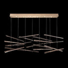 Fine Art Handcrafted Lighting - Elevate 62-Inch Eight Light Pendant - 894840-252ST - Canada Light Shop